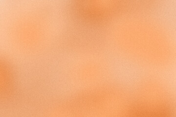 A gradient in trending peach fuzz pantone color with film grain - obrazy, fototapety, plakaty