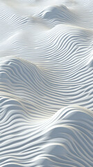 Obraz premium Pristine White Sand Dunes under Clear Sky