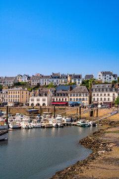 Hafen von Audierne Finistere Bretagne Frankreich