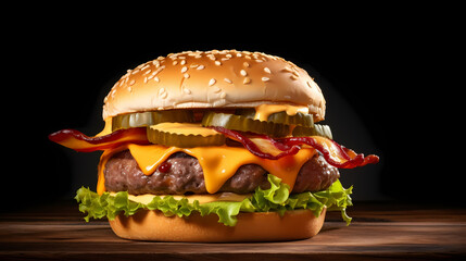 Tasty burger, Concept art Tasty burger