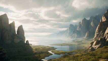 Open World Beautiful Places Game Art