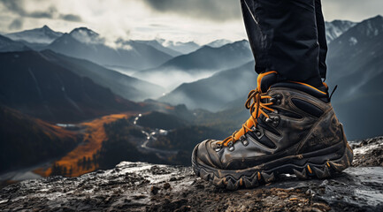 outback hiking, outdoors sport, natures walk / rando, camping shoes / footwear advertising asset