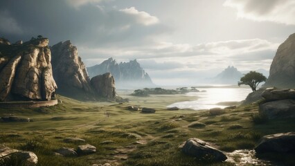 Open World Beautiful Places Game Art
