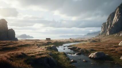 Open World Beautiful Places Game Art