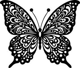 Butterfly Silhouette Design