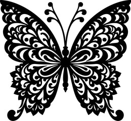 Butterfly Silhouette Design