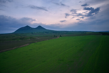 Landscape with sky and clouds