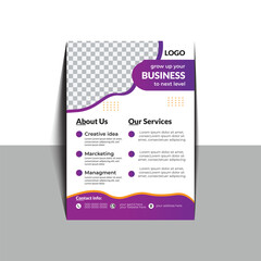  corporate elegant flyer design template for business .