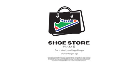 shoe store logo design for e commerce or logo designer