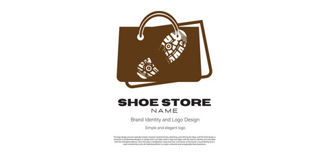 shoe store logo design for e commerce or logo designer