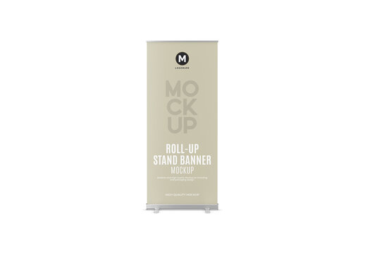 Roll-up Banner Stand Mockup