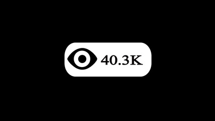 Live Streaming, TV Show Growing Viewers and Social Media Followers Watching The Video Content Concept. live watching icon.