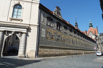 Wandbild Fürstenzug in Dresden