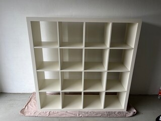 empty shelves on a shelf