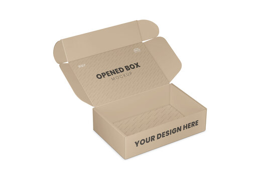 Opened Box Mockup