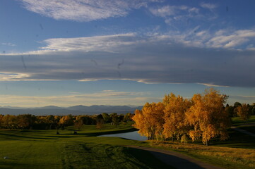 Scenic golf course in Denver