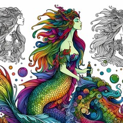 Discover Enchanting Colorful Mythological Creatures
