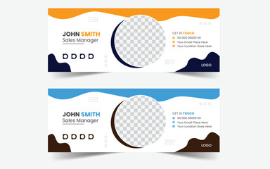 Modern Email Signature Design Template And Identity