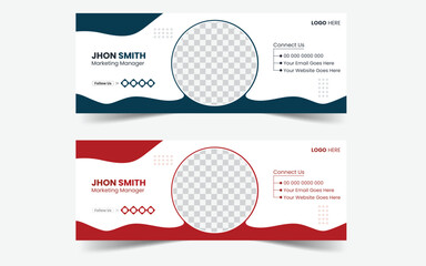 Modern Email Signature Design Template And Identity