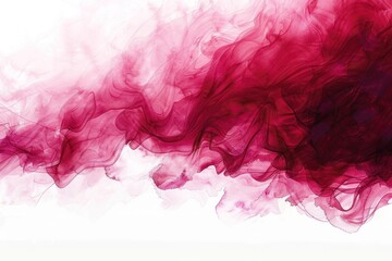 Abstract watercolor paint background dark Burgundy gradient color with fluid curve lines