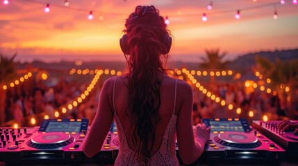 A live band or DJ sets the mood with lively tunes and energetic performances, keeping the crowd entertained and ensuring that the party continues well into the night