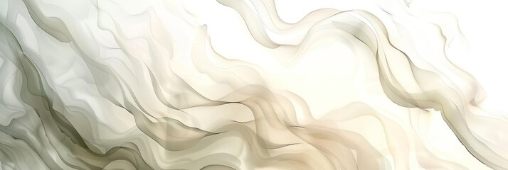 Fototapeta na wymiar Abstract watercolor paint background dark Ivory gradient color with fluid curve lines texture 