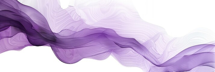 Abstract watercolor paint background dark Lilac gradient color with fluid curve lines texture 