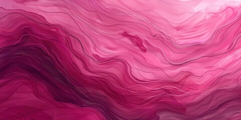 Abstract watercolor paint background dark Magenta gradient color with fluid curve lines texture