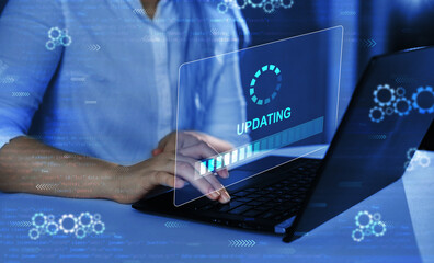 System engineer and programming. Software apps developer and IT revolution.Digital software...