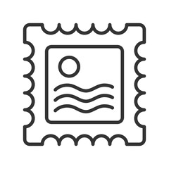 Post stamp icon, mail, stamps, mailed, mailing, communications, letter, post, mails, postcard, collection