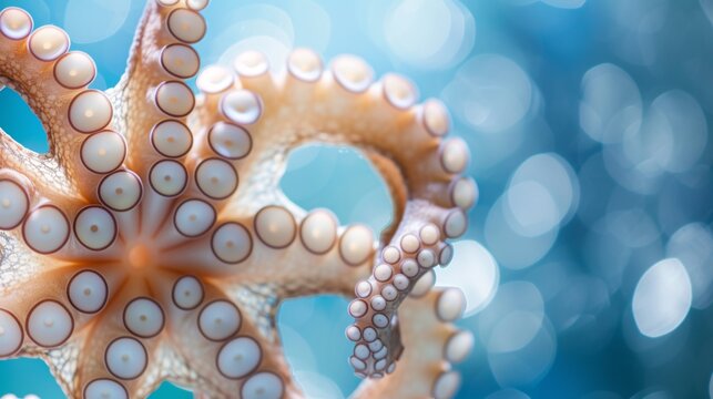 Tentacules d'une pieuvre dans l'eau de l'oc&eacute;an &raquo; IA g&eacute;n&eacute;rative