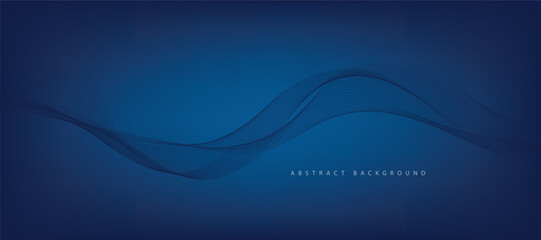 abstract blue background with waves