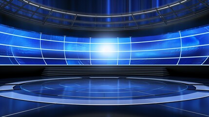 breaking news virtual tv studio set television background