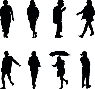 Siluetas de mujer