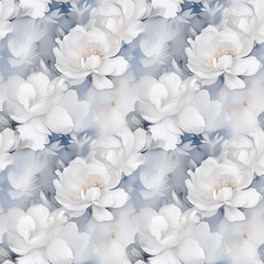 Fototapeta na wymiar white flowers on blue background