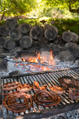 Argentine Barbecue held in the Countryside during the Summer Vacations.