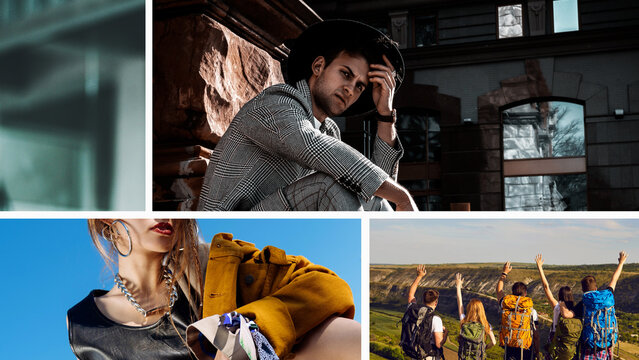 Split Screens Transitions 4 Frame