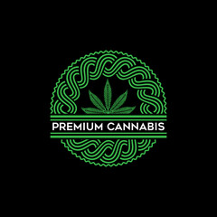 Premium cannabis as an icon. Illustration of premium cannabis as an icon on a white background. - 741072399