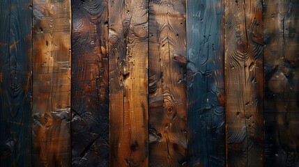 Rustic wooden background textured, featuring weathered planks with knots and imperfections that add character and charm