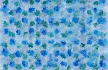 blue watercolor spotted background, abstract pattern background, graphic design