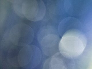 Blue bokeh effect blur background image