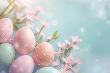 Easter celebration background wallpaper