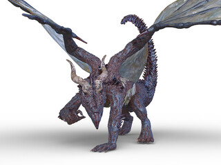 ドラゴン　3DCGレンダリング