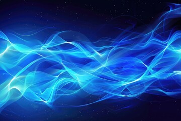 blue electronic wave background