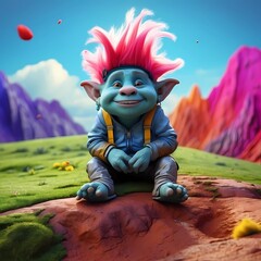 Explore Whimsy: Colorful Little Trolls AND GNOMES Collection