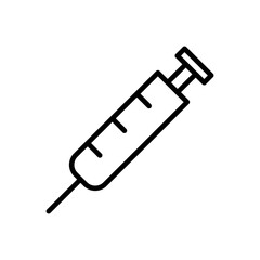 Syringe icon vector. injection icon vector.
