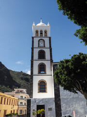 Garichico, famous ocean resort north of the island of Tenerife. Houses, monuments and typical points