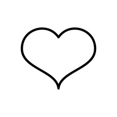 Love icon vector. Heart icon vector. Like icon vector.