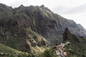 Fototapeta na wymiar Tenerife, Spain: Internal territory of the splendid Canary Island