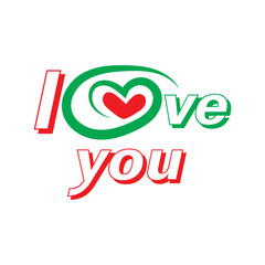love logo template, unique, beautiful, attractive and simple
